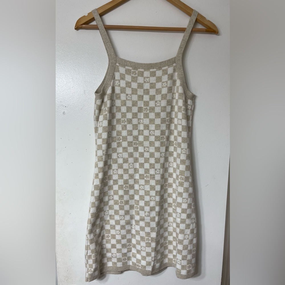 Abercrombie Kids Checkered Floral Dress - Picture 4 of 6